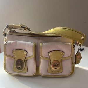 COACH 65TH ANNIVERSARY BAG PURSE CANVAS SATCHEL